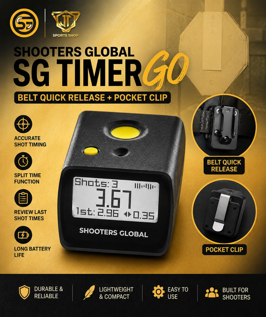 Shooters Global Timer Go BELT QUICK RELEASE + POCKET CLIP