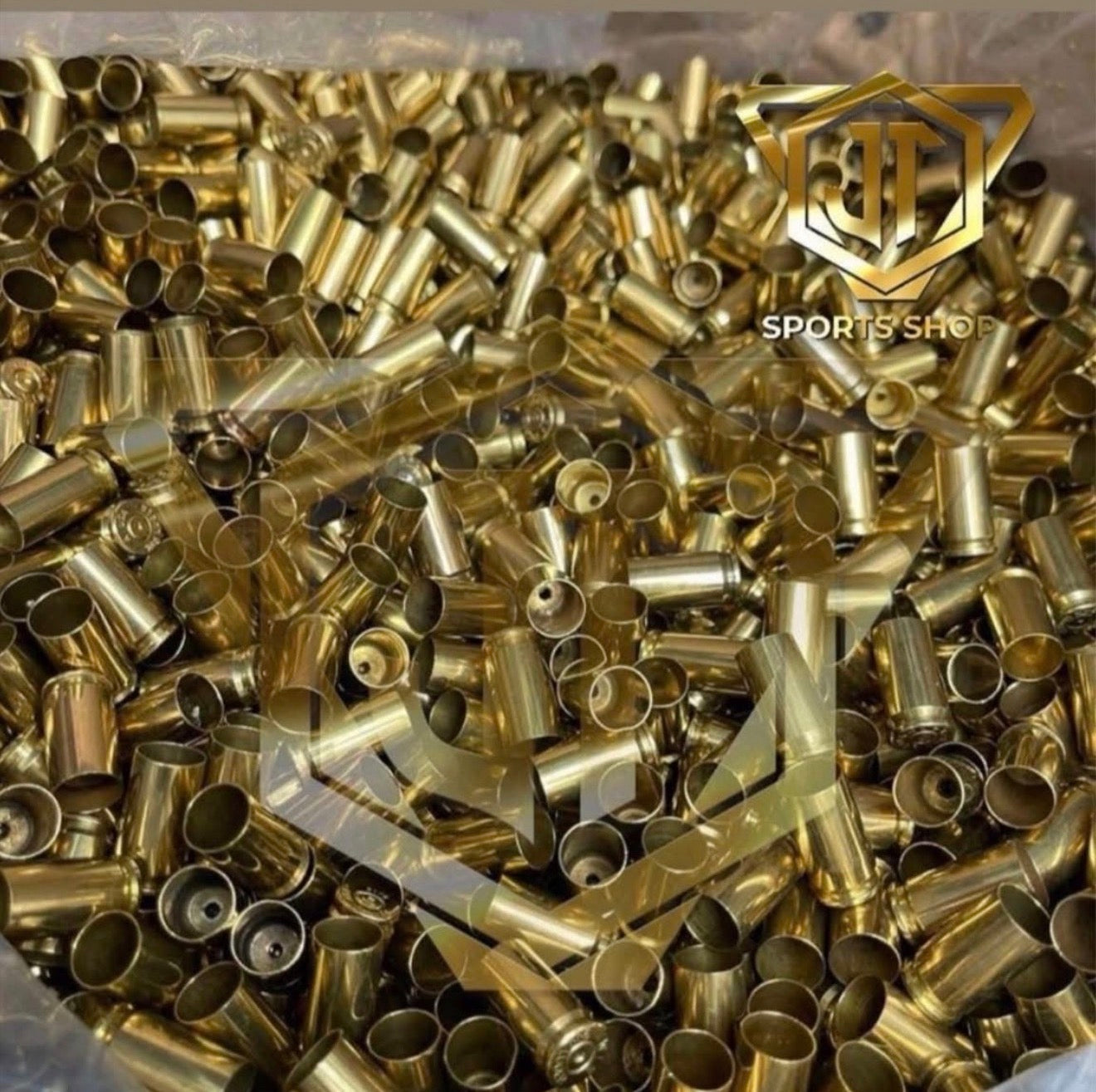 Imported Once Fired 9mm Shells (Clean), 100pcs