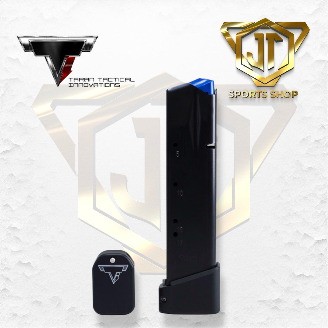 TTI +4 Base Pad For CZ 9mm or Tanfoglio 17/18 Mag Round Mec-Gar Magazines