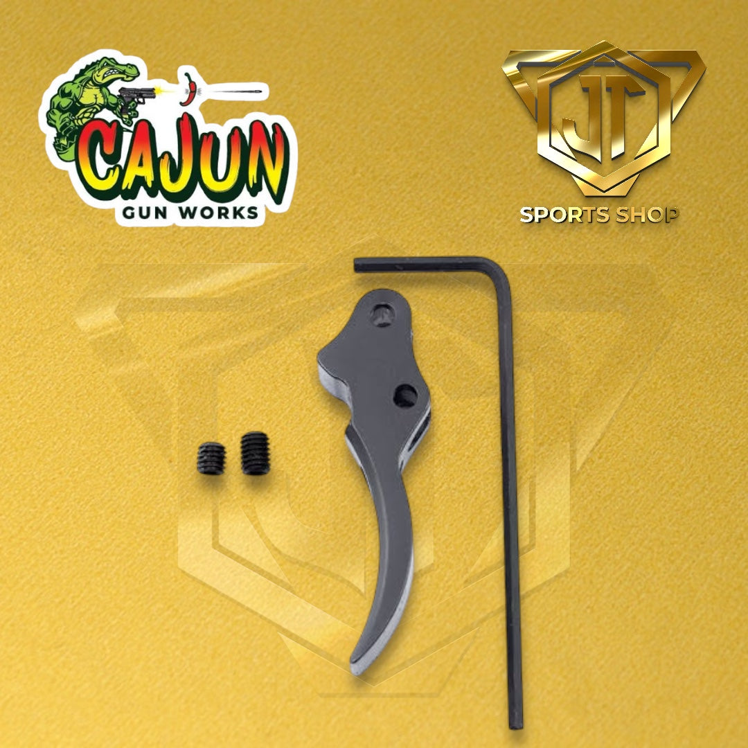 Cajun Gun Works Shadow 2 Flat DA/SA Trigger 75665 - DLC Charcoal Black