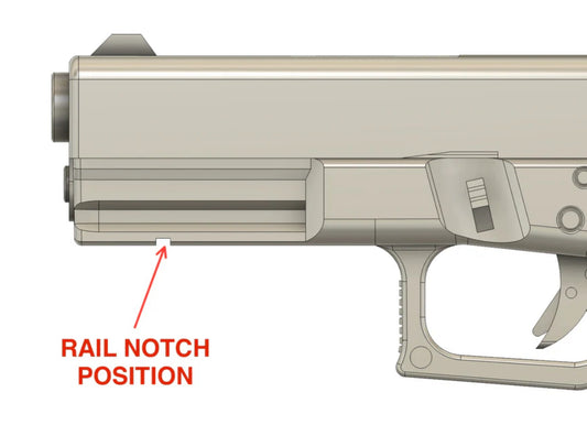 GOGUN Gas Pedal® Assist Glock 17, Glock 22, Springfield