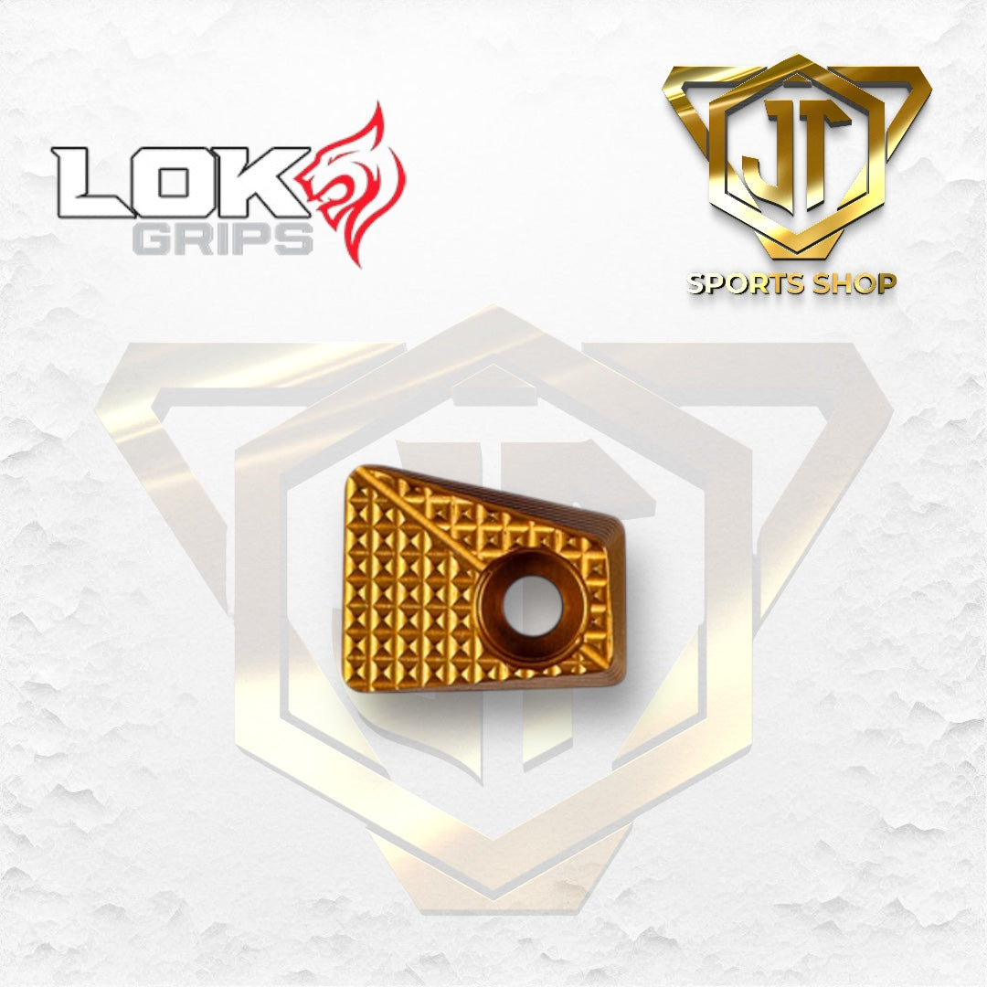 Lok Grips Shadow 2 Alum Mag Release Button - GridLOK - Orange