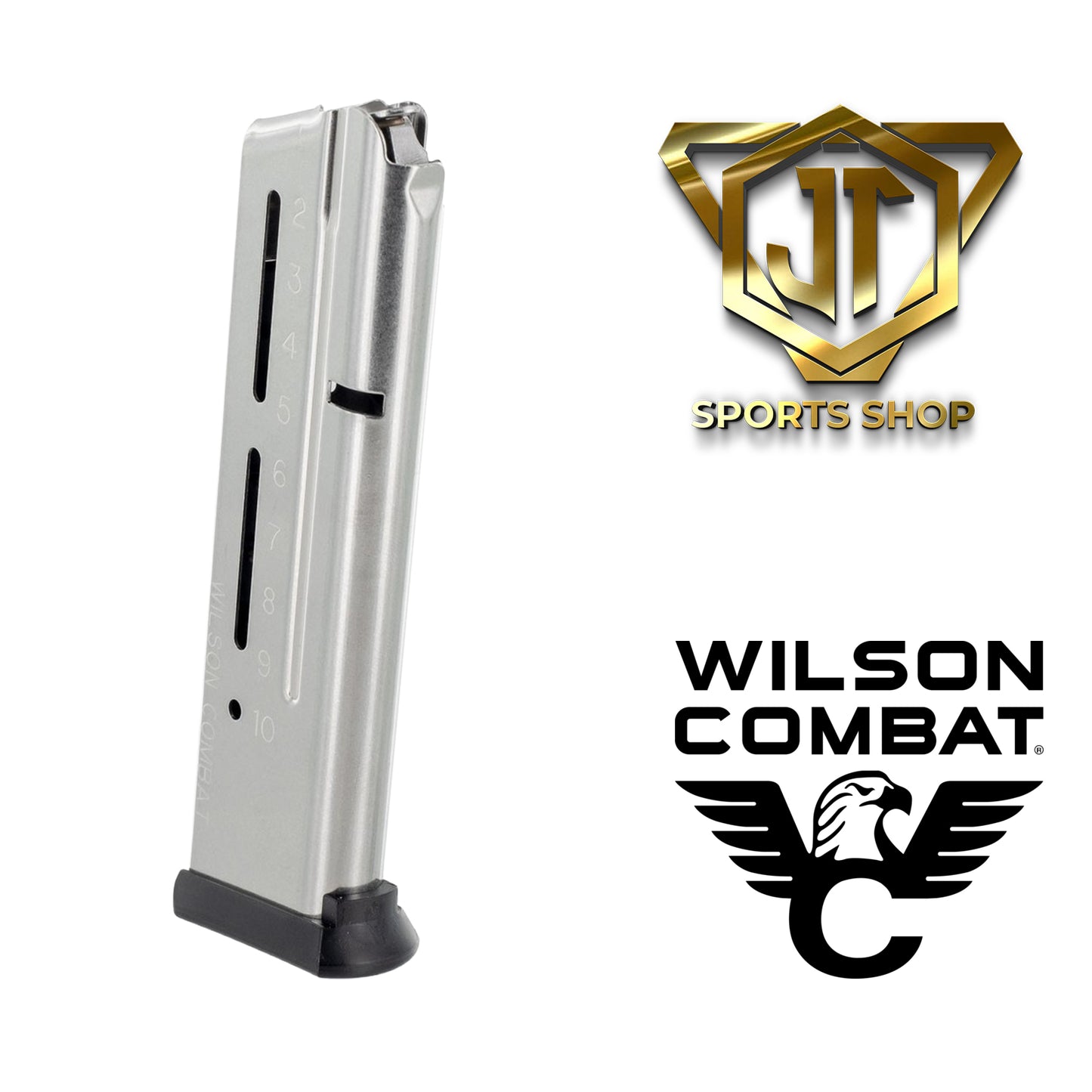 Wilson Combat 500-9A 1911 10 RD 9mm Elite Tactical Magazine Full-Size