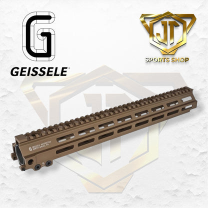 Geissele 15" M-LOK MK8 DDC Super Modular Rail 05-286S - Desert Dirt Color™