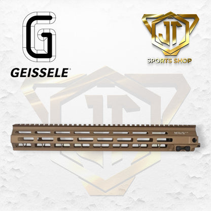 Geissele 15" M-LOK MK8 DDC Super Modular Rail 05-286S - Desert Dirt Color™
