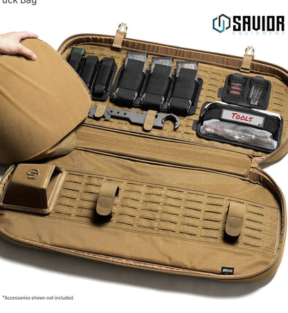 Savior Equipment Specialist Series 34" 38" Covert Tactical Rifle Bag Backpack Soft Case with Compartment