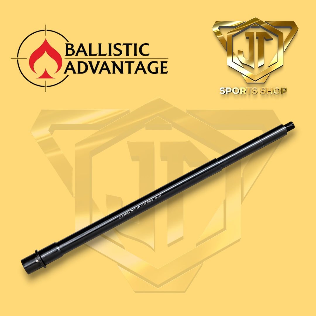 BALLISTIC ADVANTAGE 18" 223 WYLDE SPR STAINLESS STEEL RIFLE LENGTH AR 15 BARREL W/ OPS 12, PREMIUM BLACK SERIES