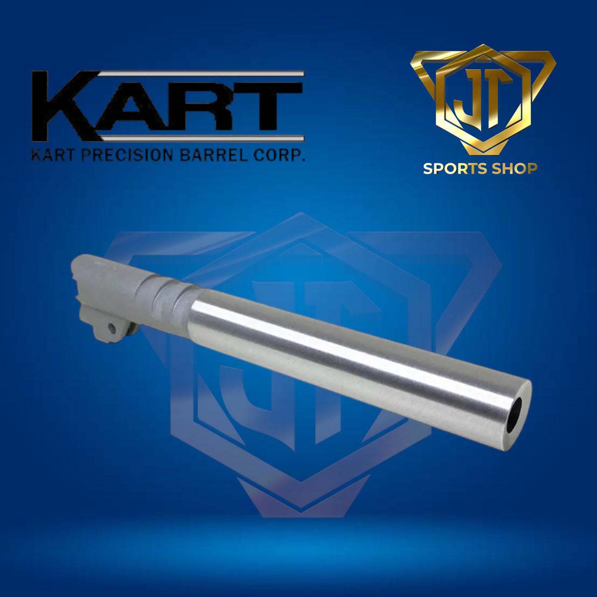 KART 1911 NM 6″ 9mm Straight Bull Barrels, C/P Ramped
