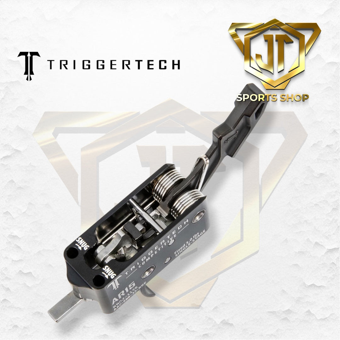 Triggertech AR-15 Competitive Trigger, Single Stage, Stainless Steel Flat