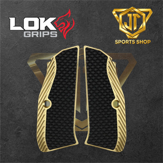Lok Grips CZ Thin Brass w G10 Bogies Insert for Shadow 2