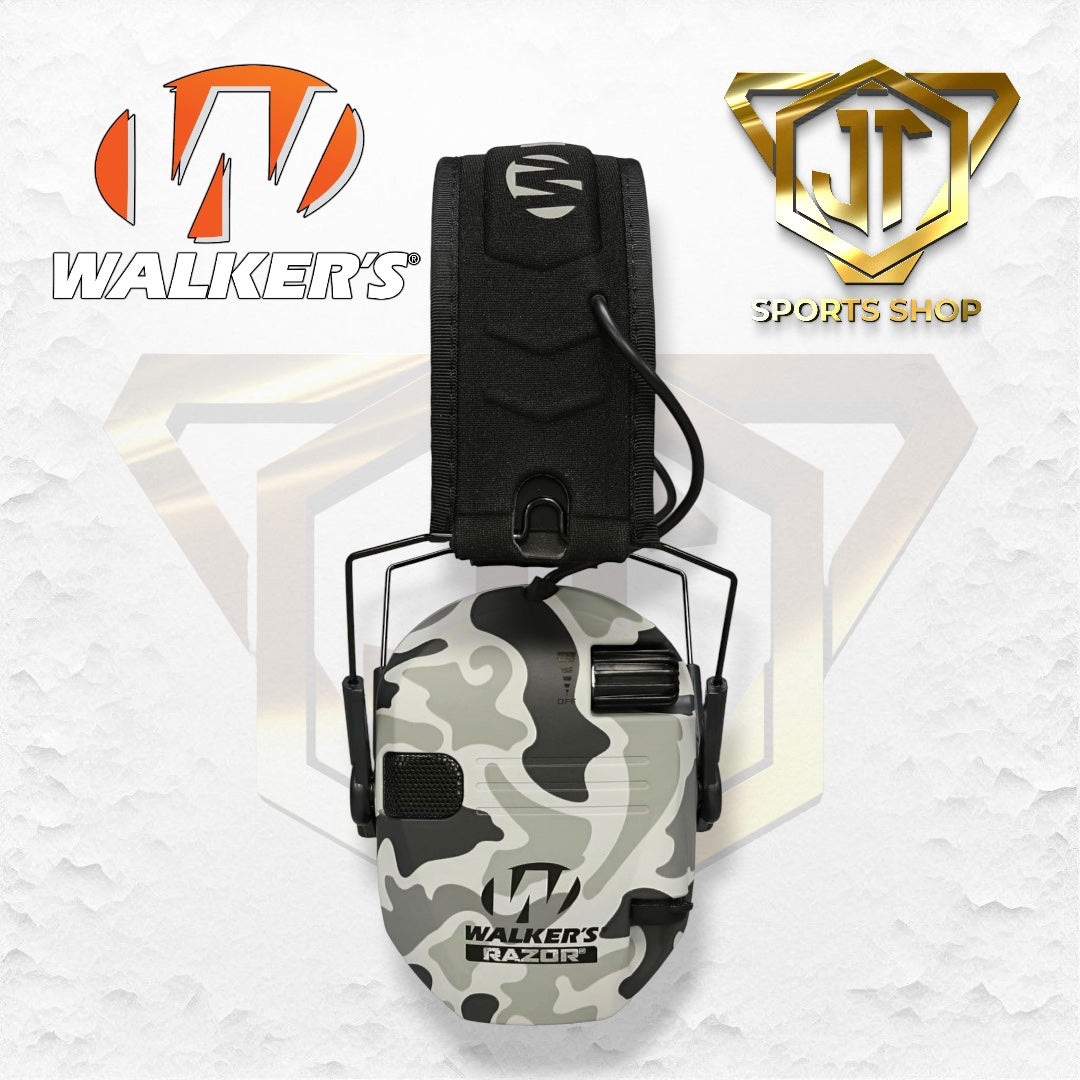 Walker's Razor Slim Earmuff - Duck Camo Grey