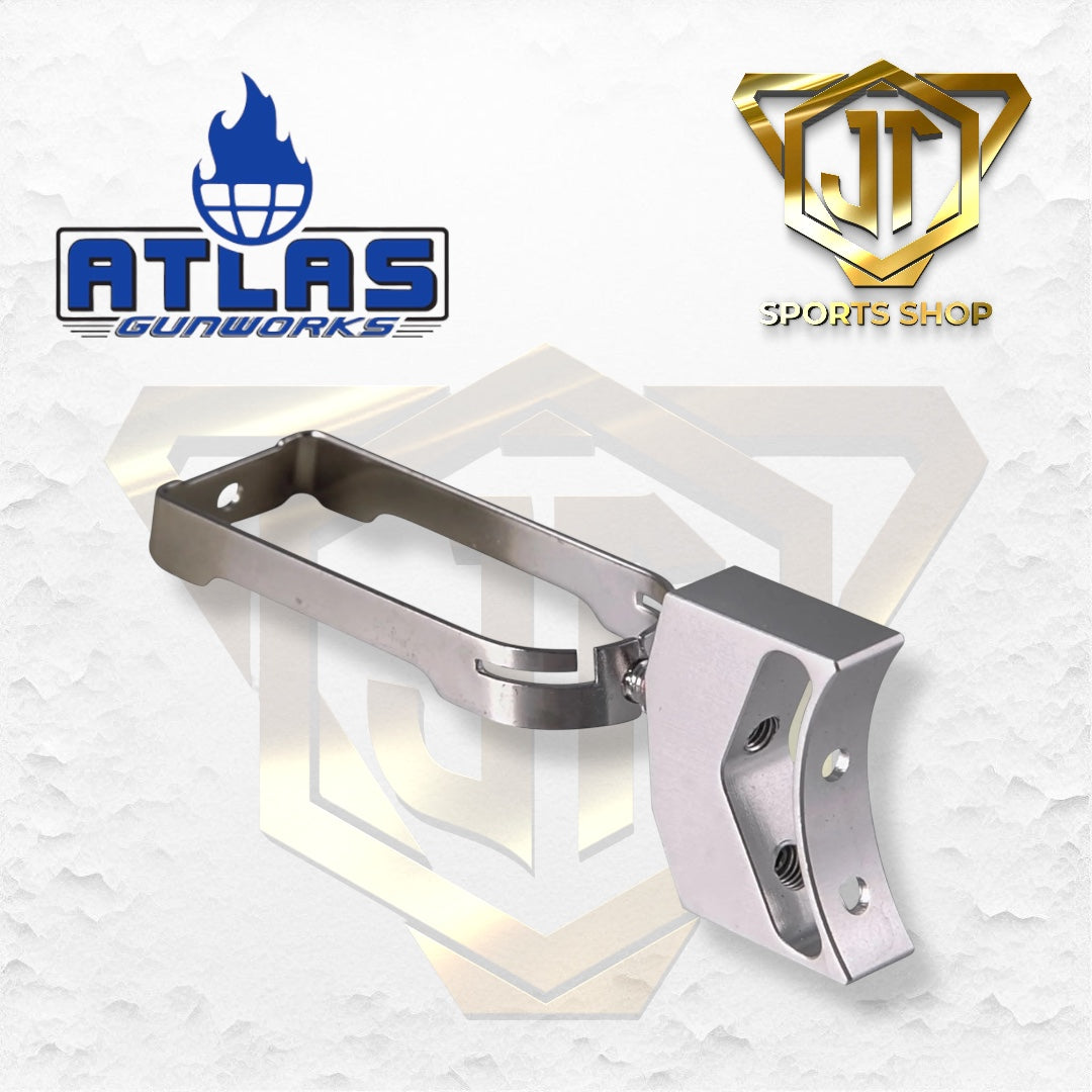 Atlas Gunworks X-line Trigger, Long Curved, 1911 Single Stack