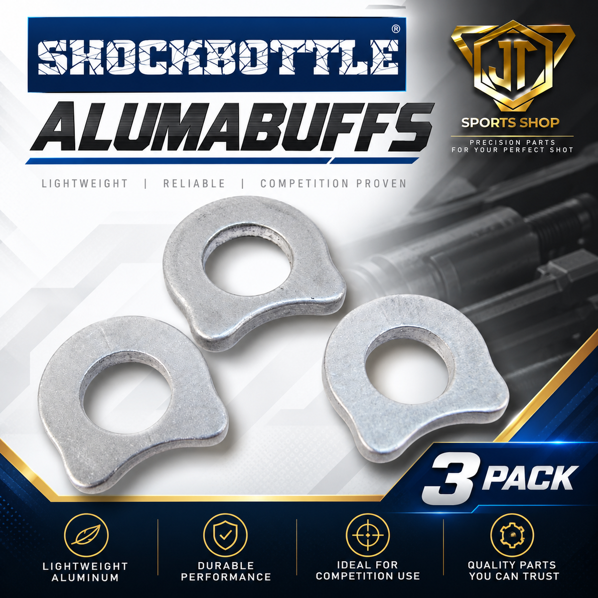 Shockbottle Alumabuffs - 3 pack
