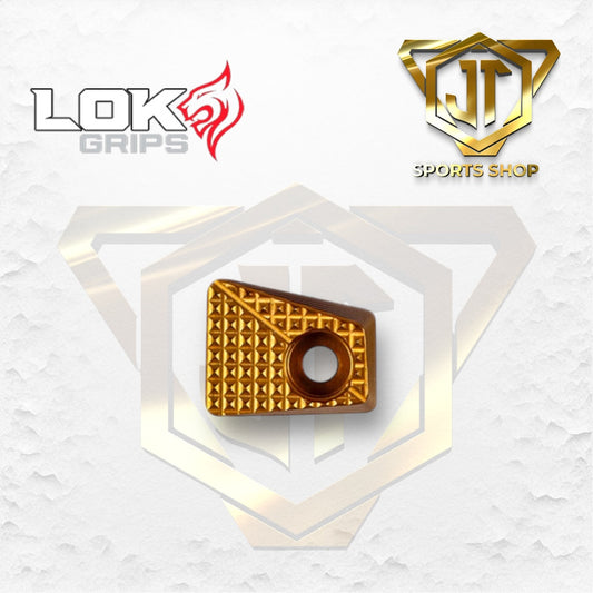 Lok Grips Shadow 2 Alum Mag Release Button - GridLOK - Orange