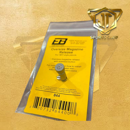 Ed Brown Oversized Magazine release 1911 with Button - Stainless