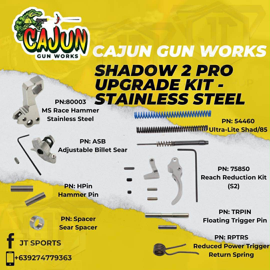 Cajun Gun Works - Shadow 2 PRO UPGRADE KIT SS - Stainless Steel